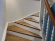 Neue Treppe aus Parkett, Villapark Eiche Mandorla