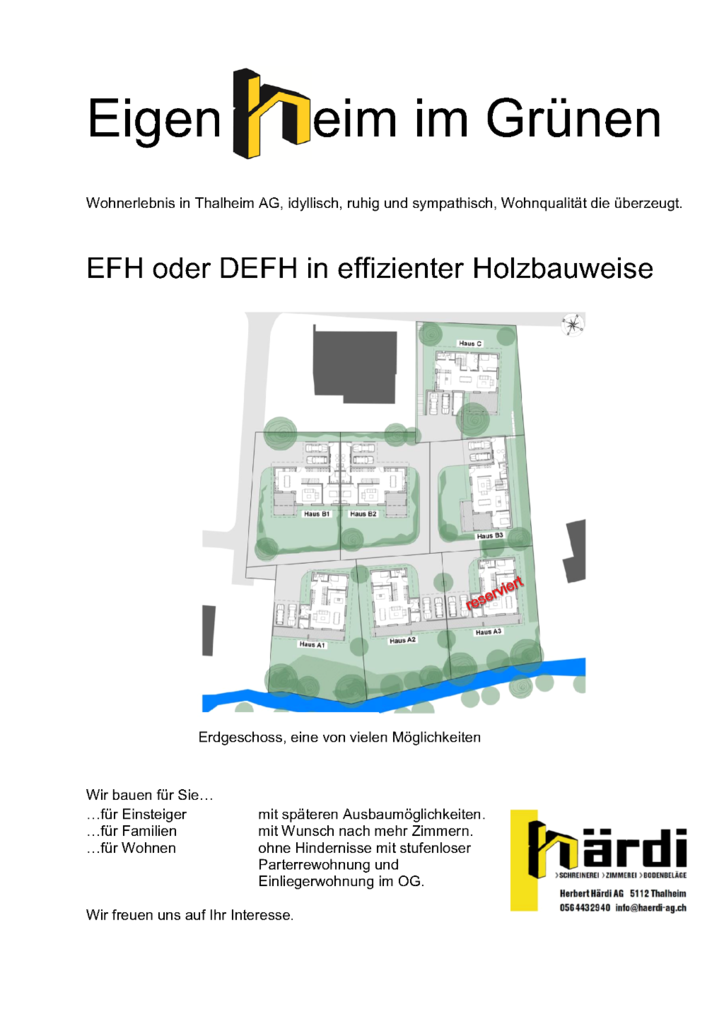 Eigenheim im Grünen